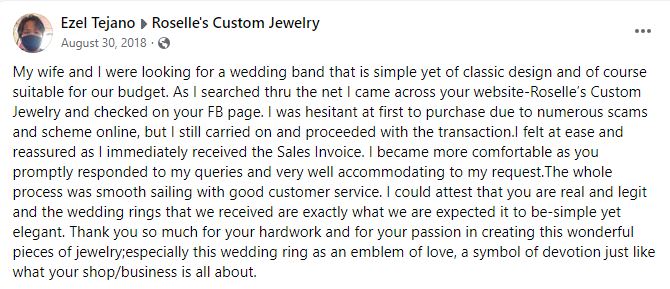 Roselle's Custom Jewelry Review